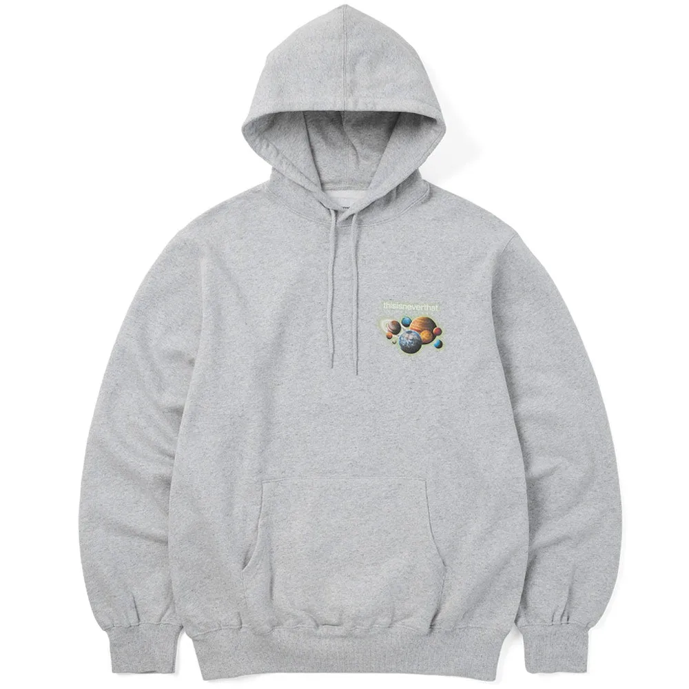 thisisneverthat | Solar System Hoodie 'Heather Grey' sold by Hatchet Outdoor Supply Co