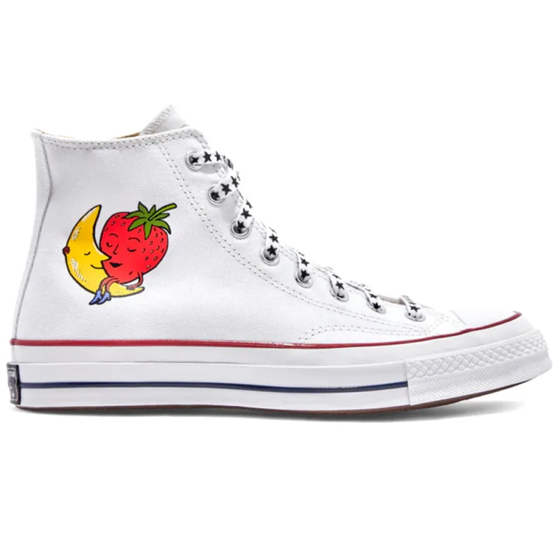 Sky High Farm Goods | Sky High Farm x Converse Chuck 70 HI Sneakers 'White' sold by Hatchet Outdoor Supply Co