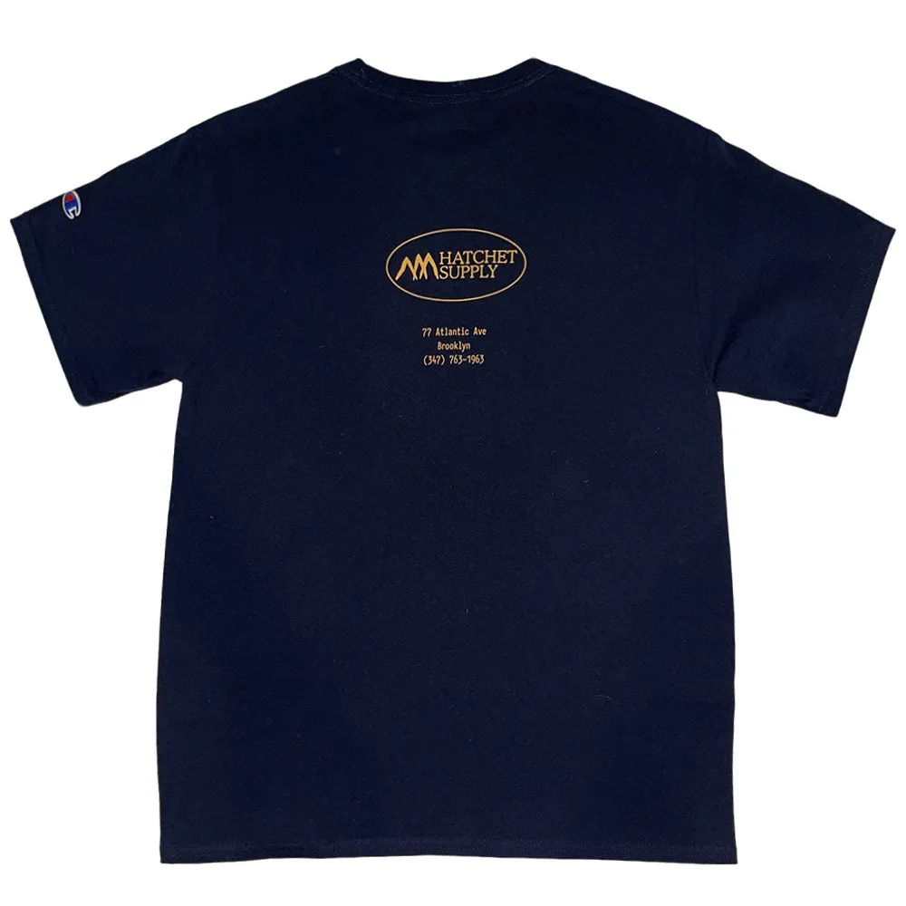 Hatchet Outdoor Supply Co. | X Champion T425 - Short Sleeve T-Shirt 'Navy' sold by Hatchet Outdoor Supply Co product image thumbnail 2