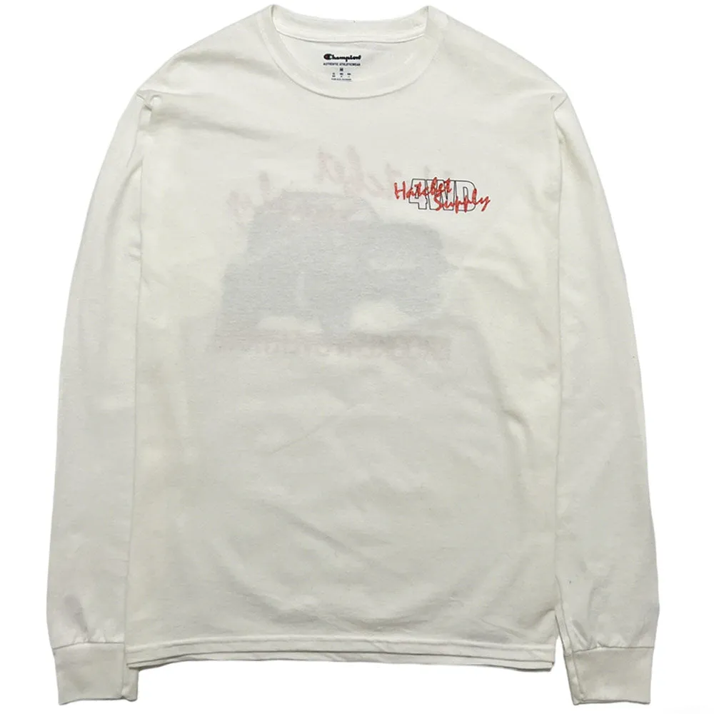 Hatchet Outdoor Supply Co. | X Champion - Long Sleeve T-Shirt - CC8C 'White' sold by Hatchet Outdoor Supply Co