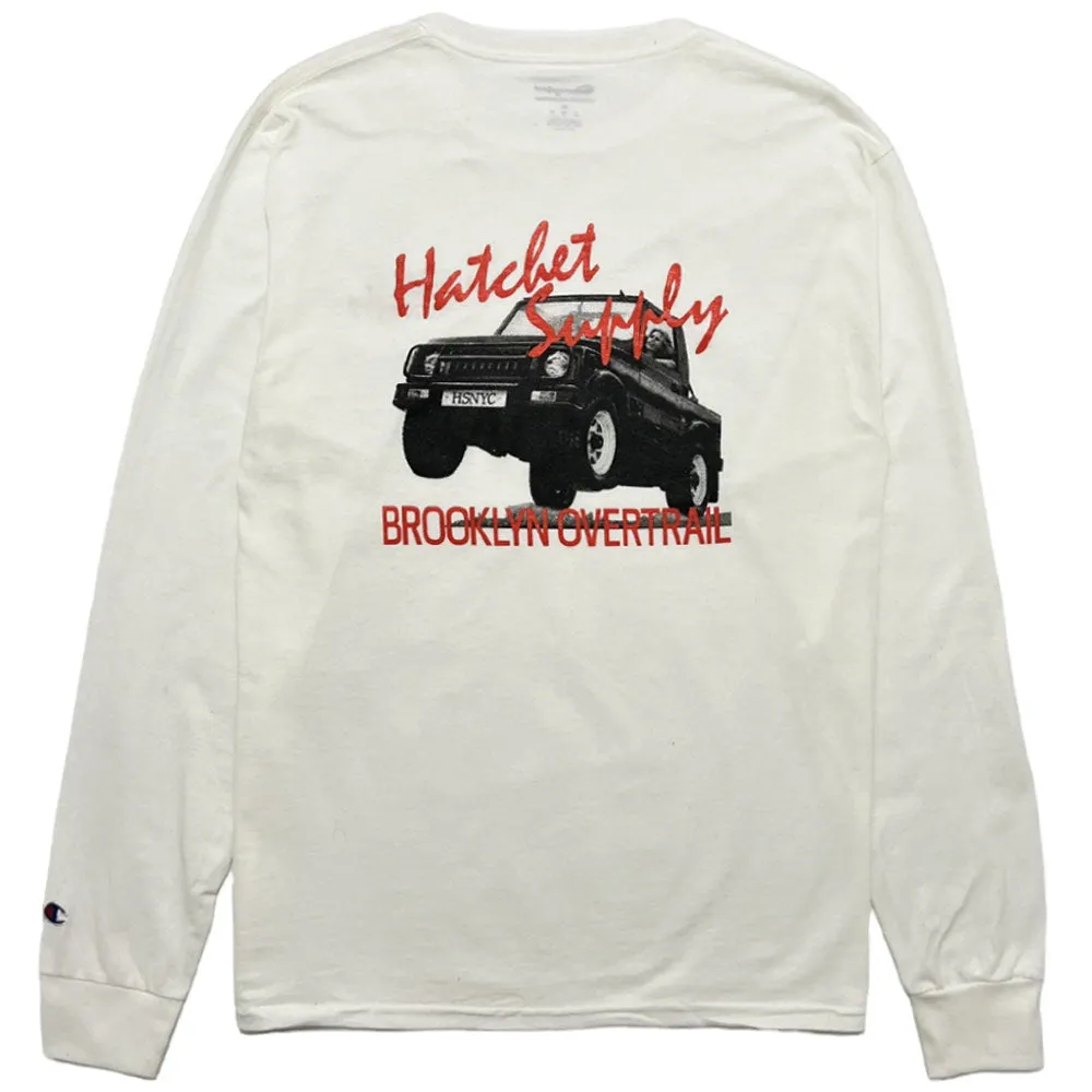 Hatchet Outdoor Supply Co. | X Champion - Long Sleeve T-Shirt - CC8C 'White' sold by Hatchet Outdoor Supply Co product image thumbnail 2