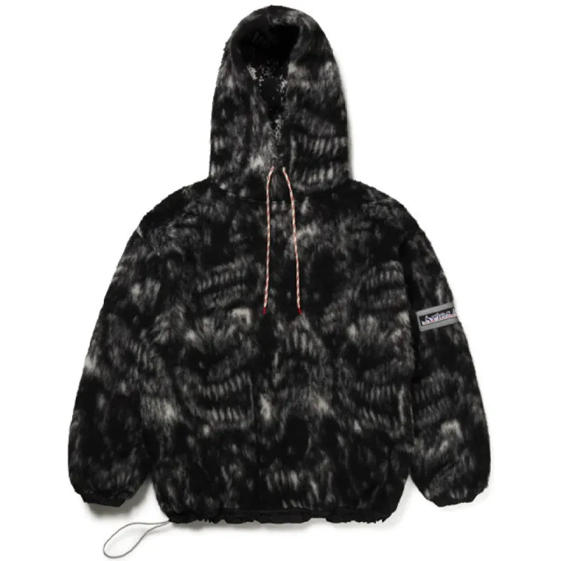 ARIES | Oversized Monster Fleece Hoodie 'Black' sold by Hatchet Outdoor Supply Co