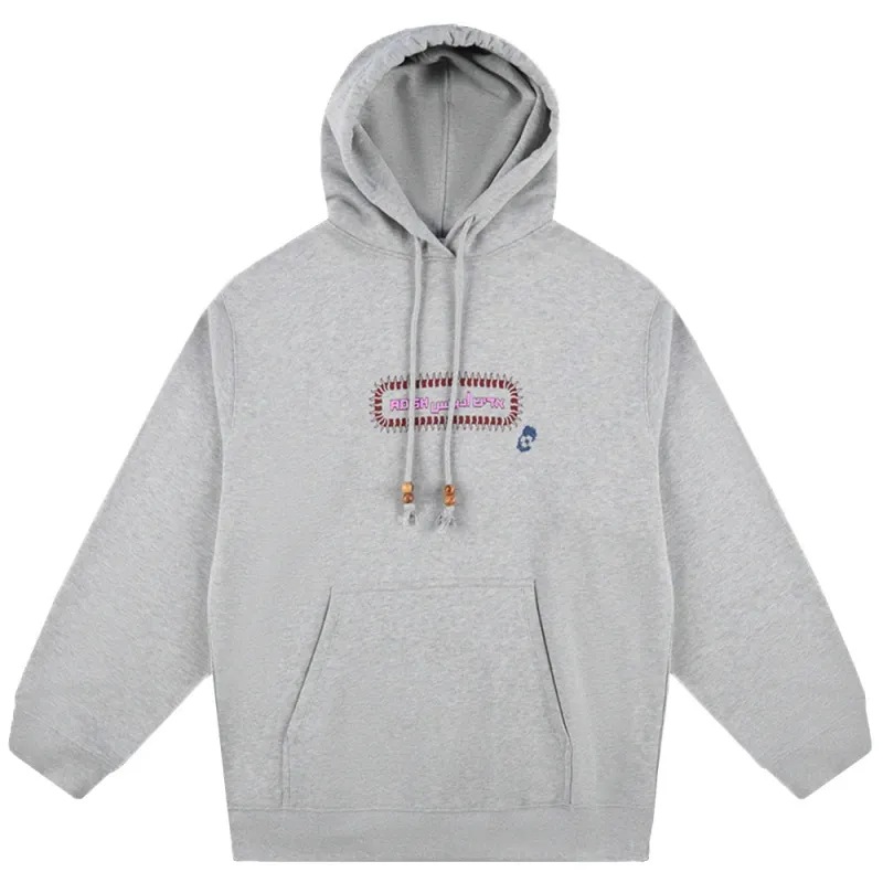 Adish | Alkhws Logo Hoodie Sweatshirt 'Grey' sold by Hatchet Outdoor Supply Co
