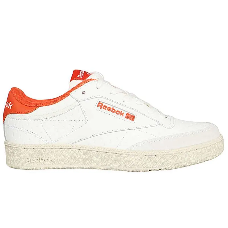 Reebok | Club C Sneakers 'White / Orange' sold by Hatchet Outdoor Supply Co