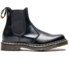 Dr. Martens | 2976 Yellow Stitch Chelsea Boots 'Black Smooth Leather' sold by Hatchet Outdoor Supply Co