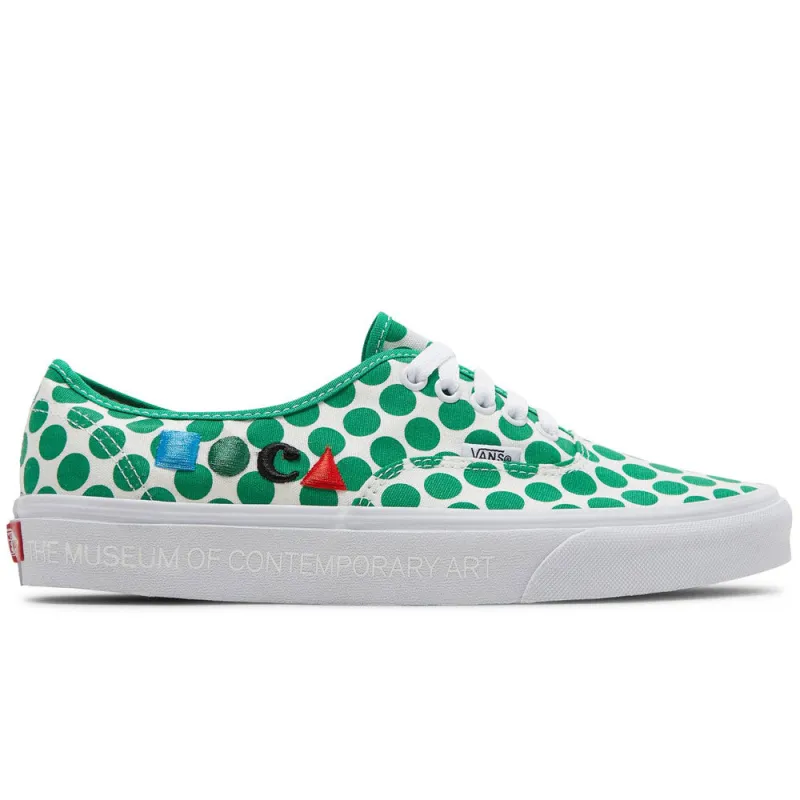 Vans | Authentic 'Logo / Green' x MOCA sold by Hatchet Outdoor Supply Co