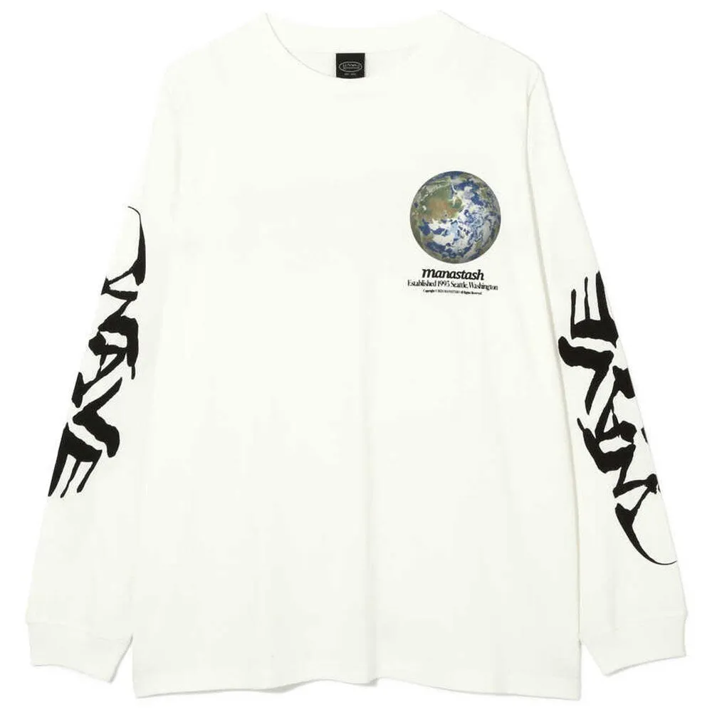 Manastash | Citee Long Sleeve Tee Wave 'White' sold by Hatchet Outdoor Supply Co