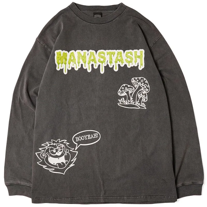 Manastash | Pumice Long Sleeve Tee Mushroom 'Black' sold by Hatchet Outdoor Supply Co