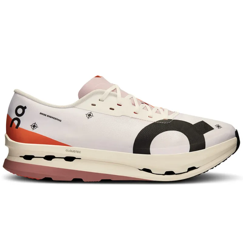 On | Women's Cloudboom Echo 3 Sneakers 'White / Flame' made by On