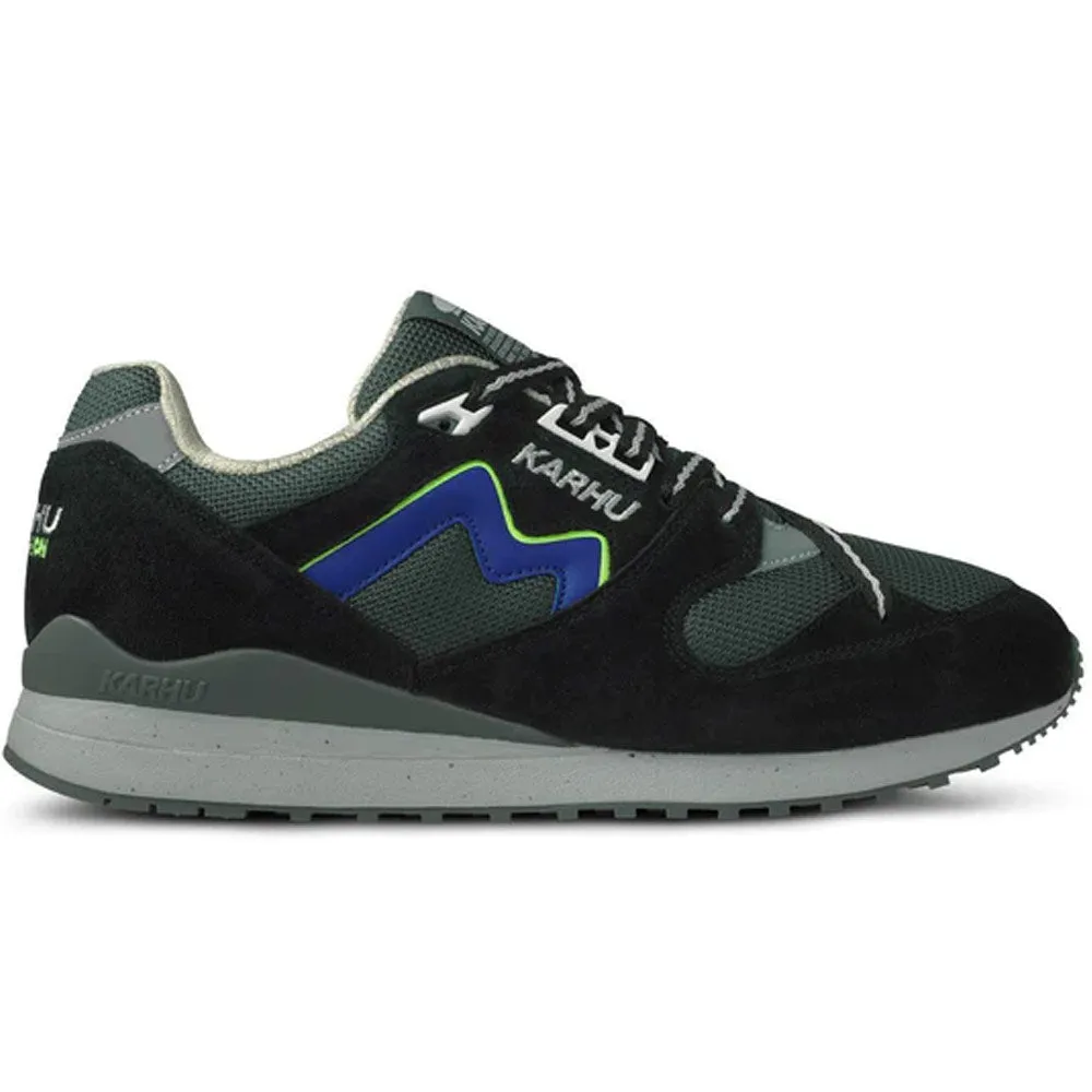 Karhu | Synchron Classic Sneakers 'Trekking Green / Sodalite Blue' sold by Hatchet Outdoor Supply Co