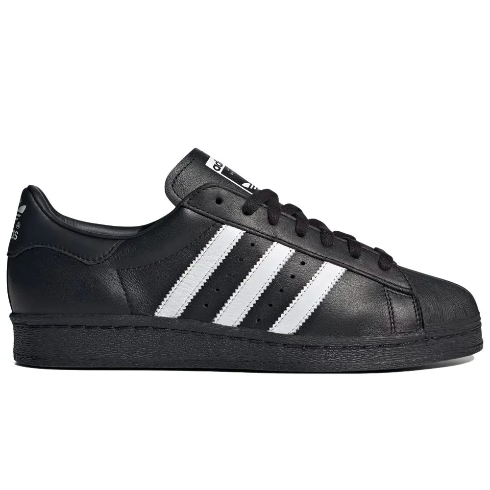 Adidas | Superstar 82 Sneaker 'Core Black / Cloud White' sold by Hatchet Outdoor Supply Co