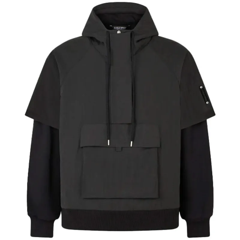 A-COLD-WALL* | Overlay Hoodie 'Onyx' sold by Hatchet Outdoor Supply Co