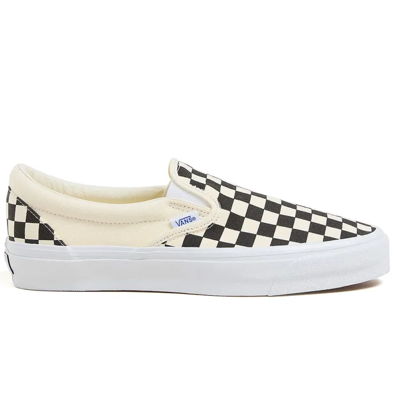 Vans | Slip-On Reissue 98 Sneaker 'LX Checkerboard Black / Off White' sold by Hatchet Outdoor Supply Co