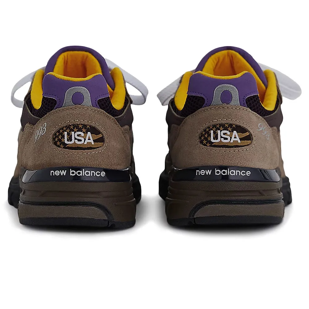New Balance | Made in USA 993 D Sneakers 'Mushroom / Midnight Violet' sold by Hatchet Outdoor Supply Co product image thumbnail 3