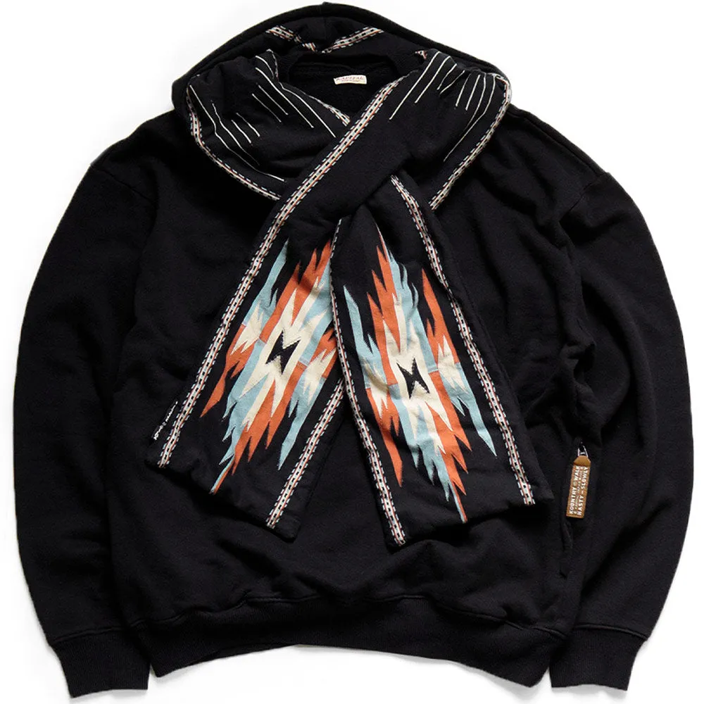 Kapital | Sweater Knit x Ortega Jersey Kesa Parka 'Black' sold by Hatchet Outdoor Supply Co product image thumbnail 2