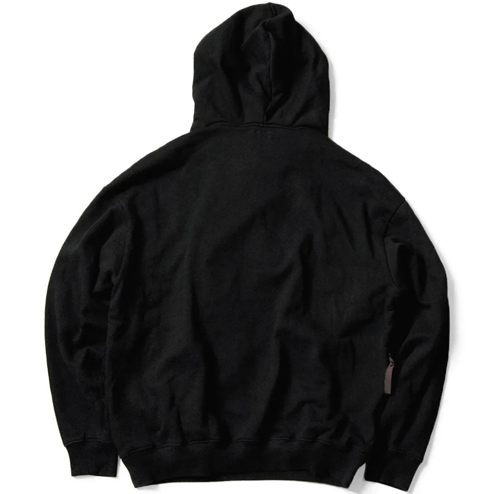 Kapital | Sweater Knit x Ortega Jersey Kesa Parka 'Black' sold by Hatchet Outdoor Supply Co product image thumbnail 5