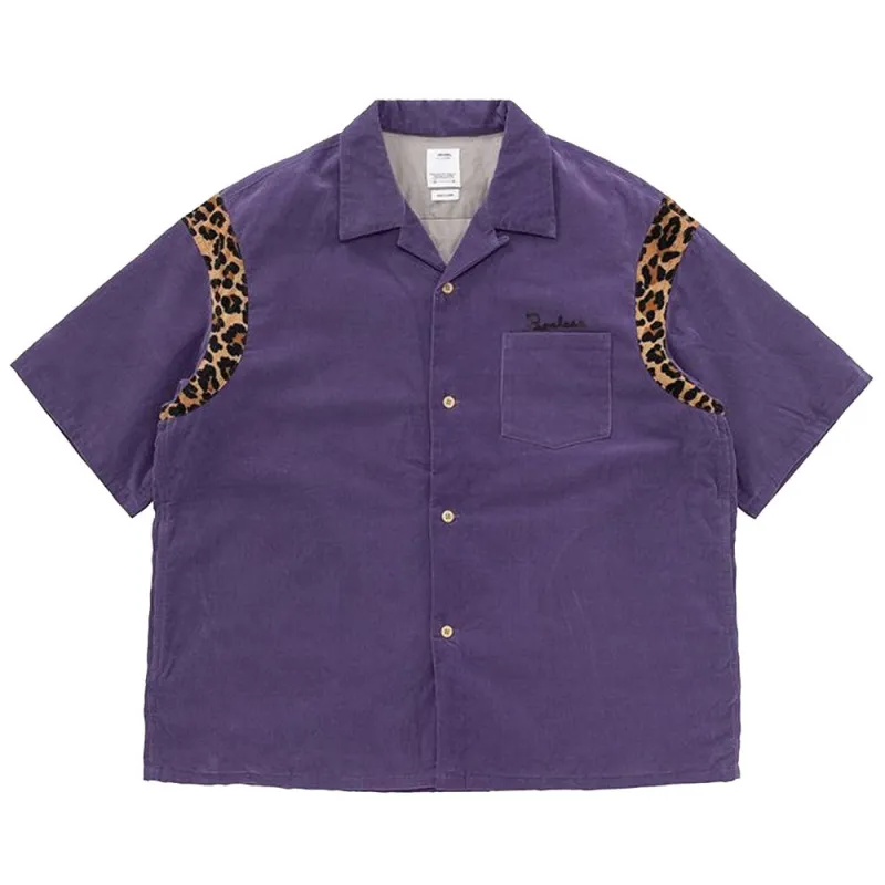 Visvim | Wallis Down Shirt S/S 'Purple' sold by Hatchet Outdoor Supply Co