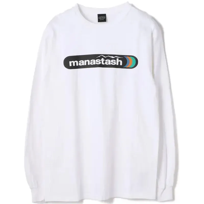 Manastash | Rave Logo LS Tee 'White' sold by Hatchet Outdoor Supply Co