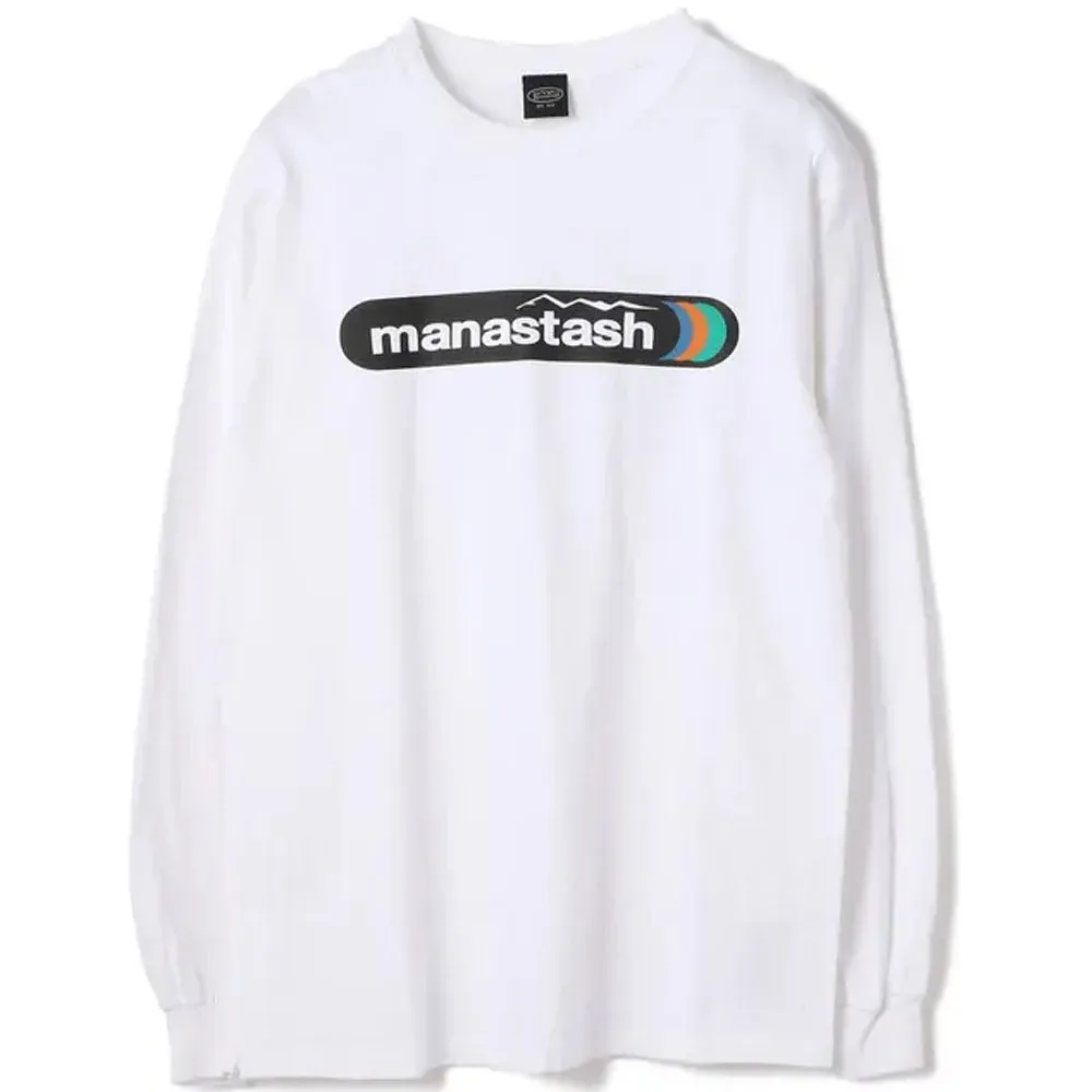 Manastash | Rave Logo LS Tee 'White' sold by Hatchet Outdoor Supply Co