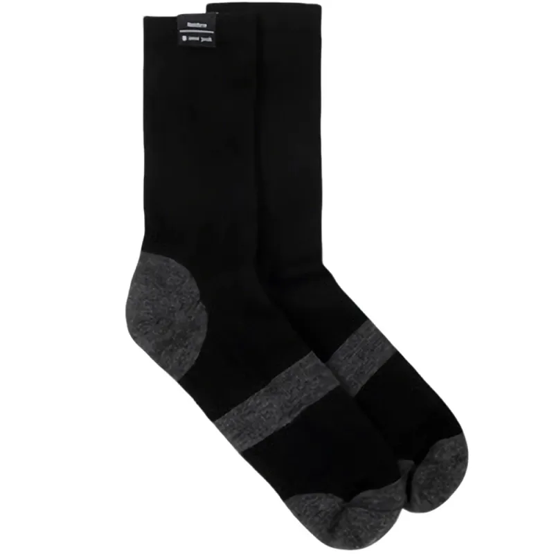 finisterre | Snow Peak x Finisterre Adventure Sock 'Black' sold by Hatchet Outdoor Supply Co