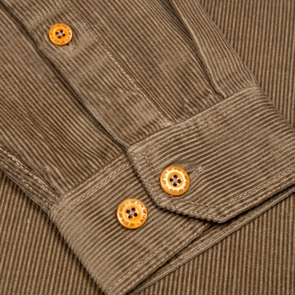 finisterre | Jetty Cord LS Shirt 'Woodsmoke' sold by Hatchet Outdoor Supply Co product image thumbnail 3