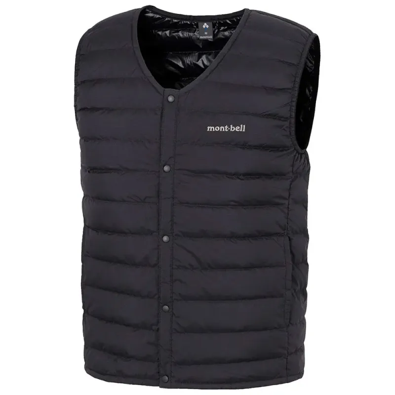 Montbell | Superior Down V-Neck Vest 'Black' sold by Hatchet Outdoor Supply Co
