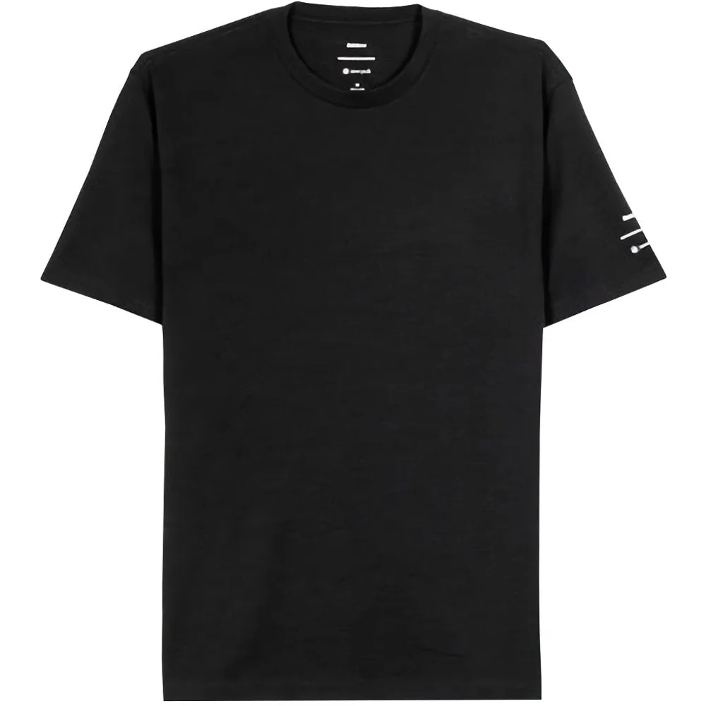 finisterre | Snow Peak x Finisterre Merino Tee 'Black' sold by Hatchet Outdoor Supply Co