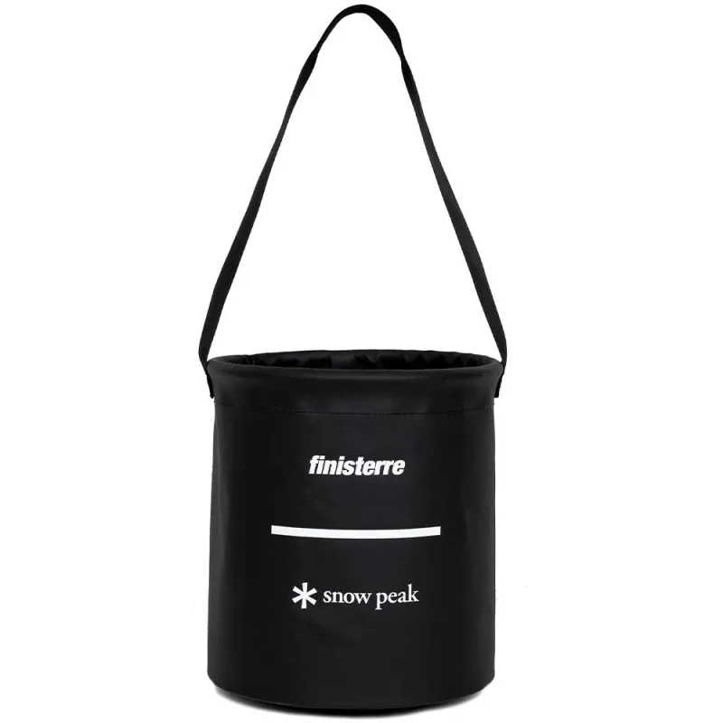 finisterre | Snow Peak x Finisterre Drift Bucket 12L 'Black' sold by Hatchet Outdoor Supply Co