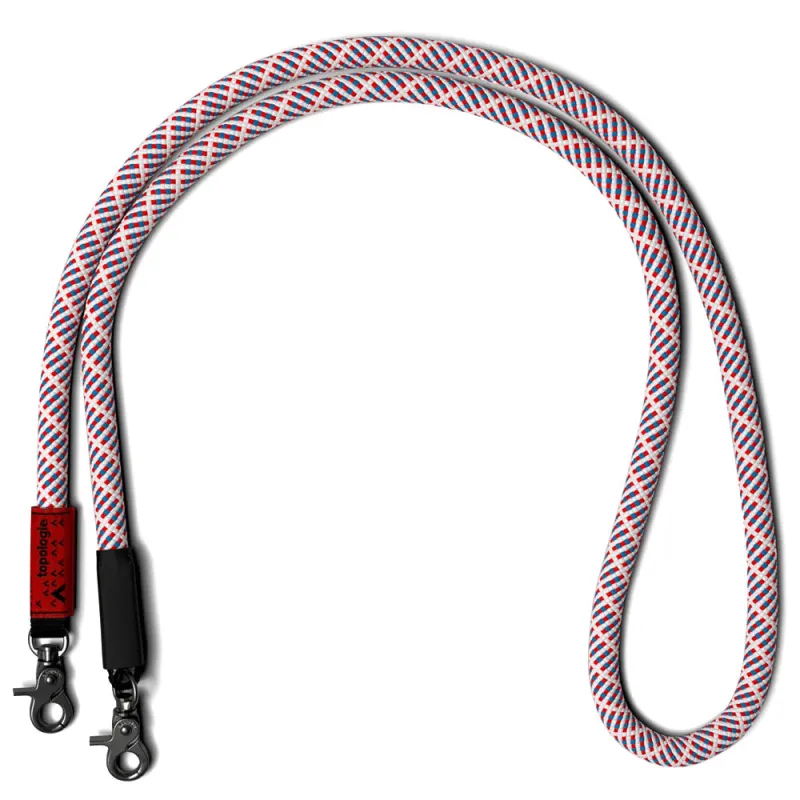 Topologie | 10mm Rope Straps 'Red / White / Blue Lattice' sold by Hatchet Outdoor Supply Co