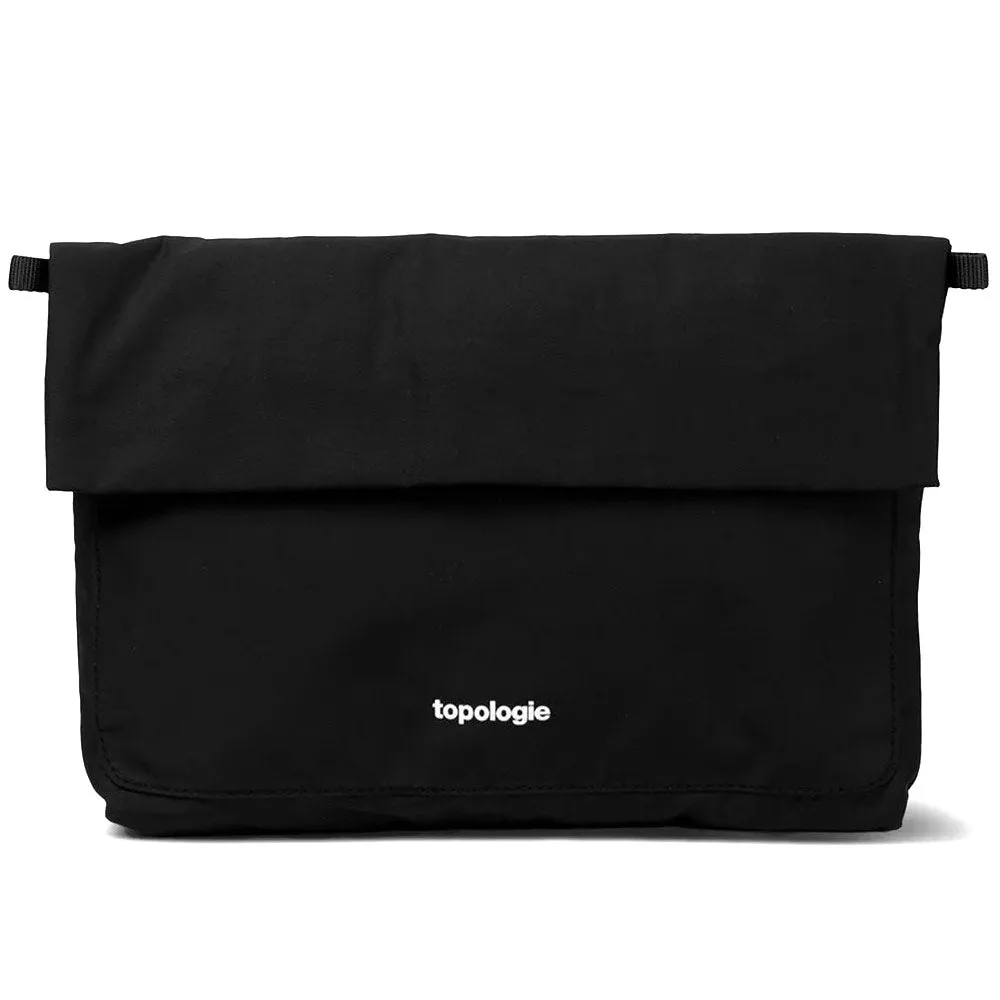 Topologie | Musette Medium bag 'Black Tech Sateen' sold by Hatchet Outdoor Supply Co