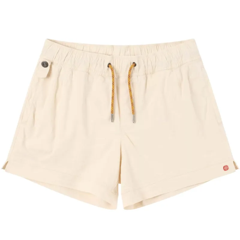 Amundsen | Women's 5Incher Ditch-Hiker Shorts 'Oatmeal' sold by Hatchet Outdoor Supply Co