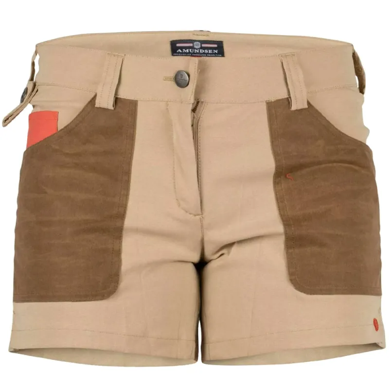 Amundsen | Women's 5Incher Field Shorts 'Desert / Tan' sold by Hatchet Outdoor Supply Co