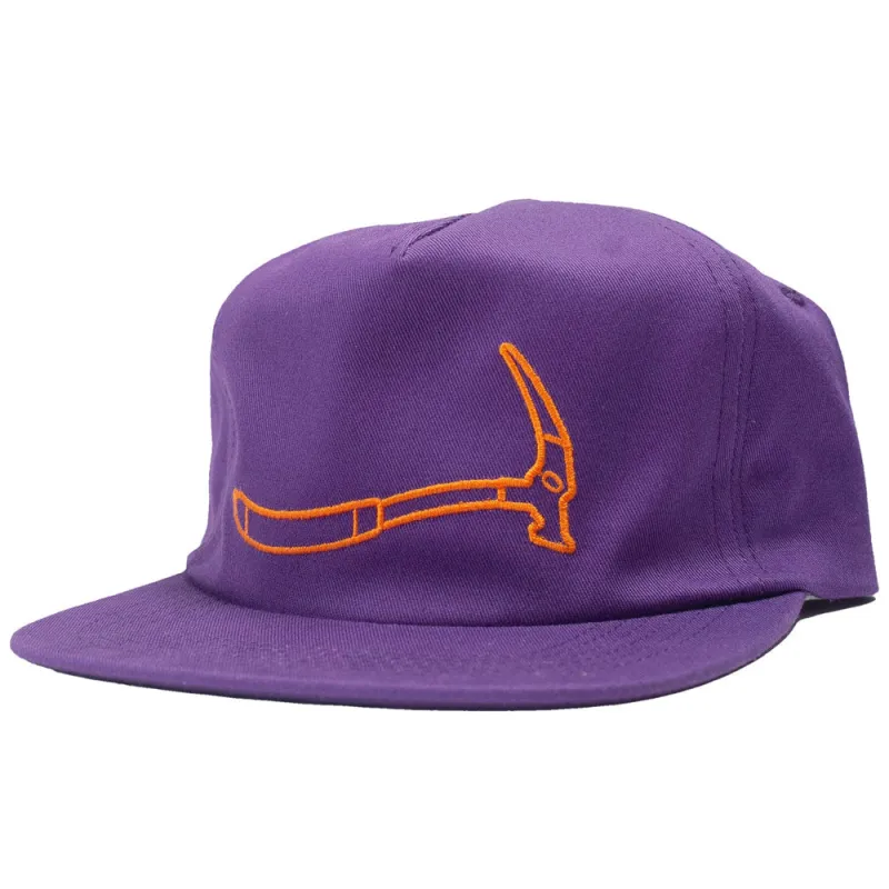 Everyday Mountaineering | Warped Axe Hat 'Purple' sold by Hatchet Outdoor Supply Co