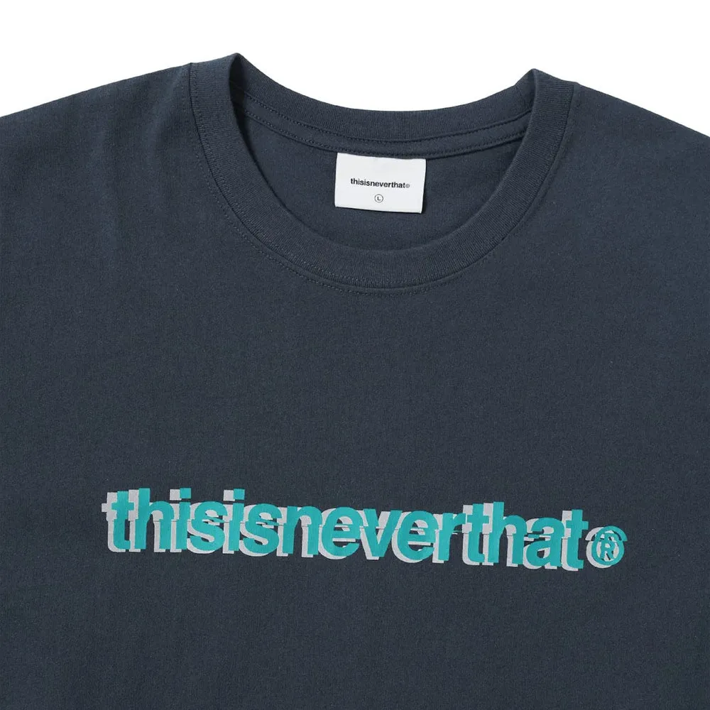 thisisneverthat | Cracked T-Logo Tee 'Navy' sold by Hatchet Outdoor Supply Co product image thumbnail 3