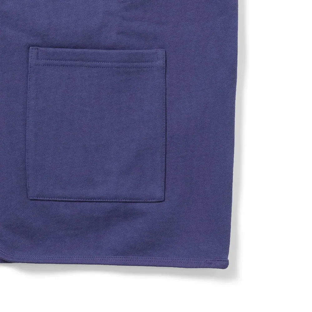 thisisneverthat | Zip Sweat Vest 'Purple Blue' sold by Hatchet Outdoor Supply Co product image thumbnail 4