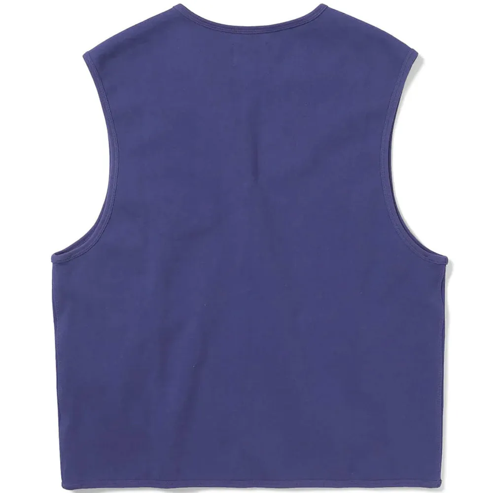 thisisneverthat | Zip Sweat Vest 'Purple Blue' sold by Hatchet Outdoor Supply Co product image thumbnail 2