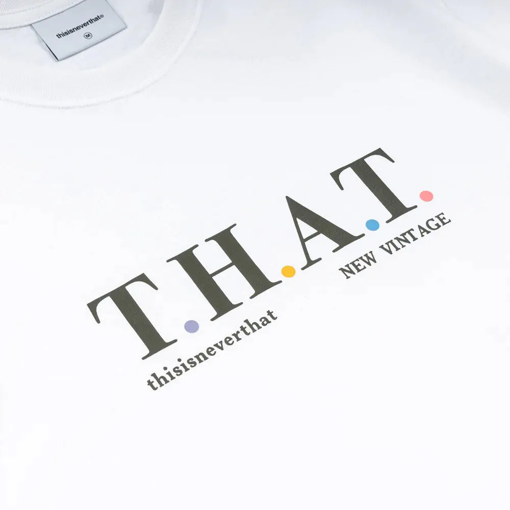 thisisneverthat | T.H.A.T. Tee 'White' sold by Hatchet Outdoor Supply Co product image thumbnail 3