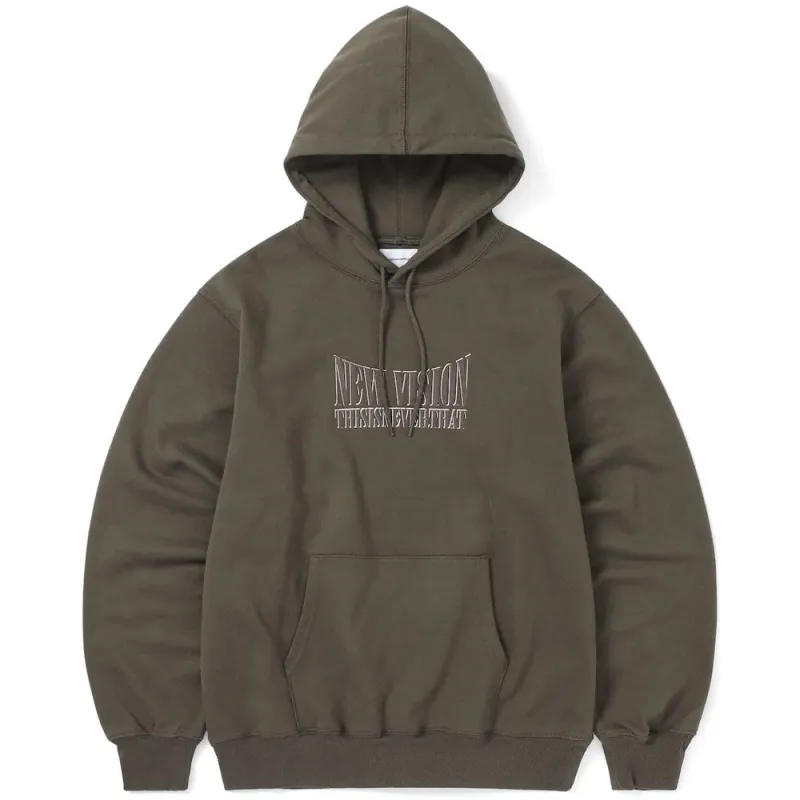 thisisneverthat | New Vision Hoodie 'Brown' sold by Hatchet Outdoor Supply Co
