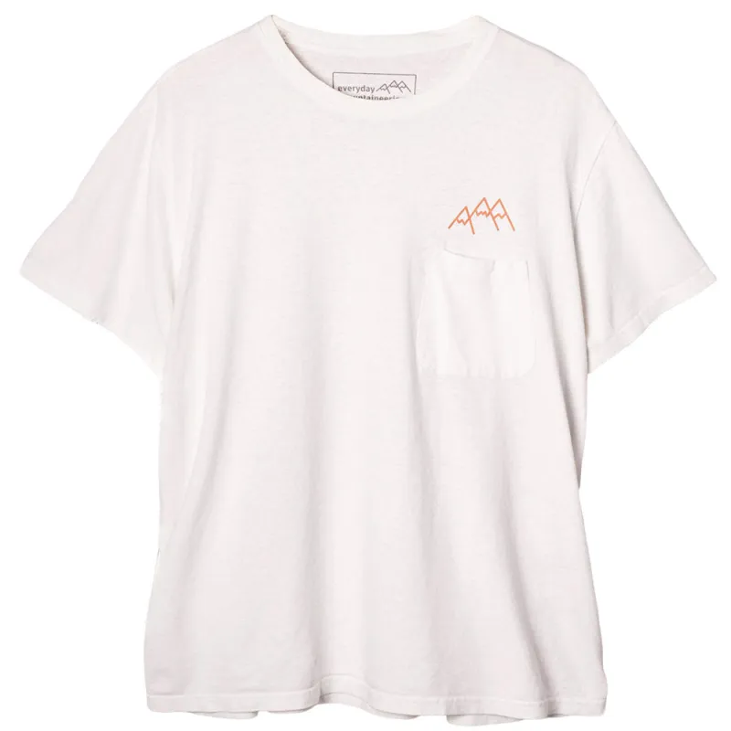 Everyday Mountaineering | Mountain Pocket Tee 'Natural White' sold by Hatchet Outdoor Supply Co