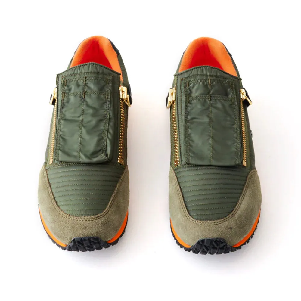 Kapital | MA-1 Sneaker (Rainbowy) 'Khaki' sold by Hatchet Outdoor Supply Co product image thumbnail 5