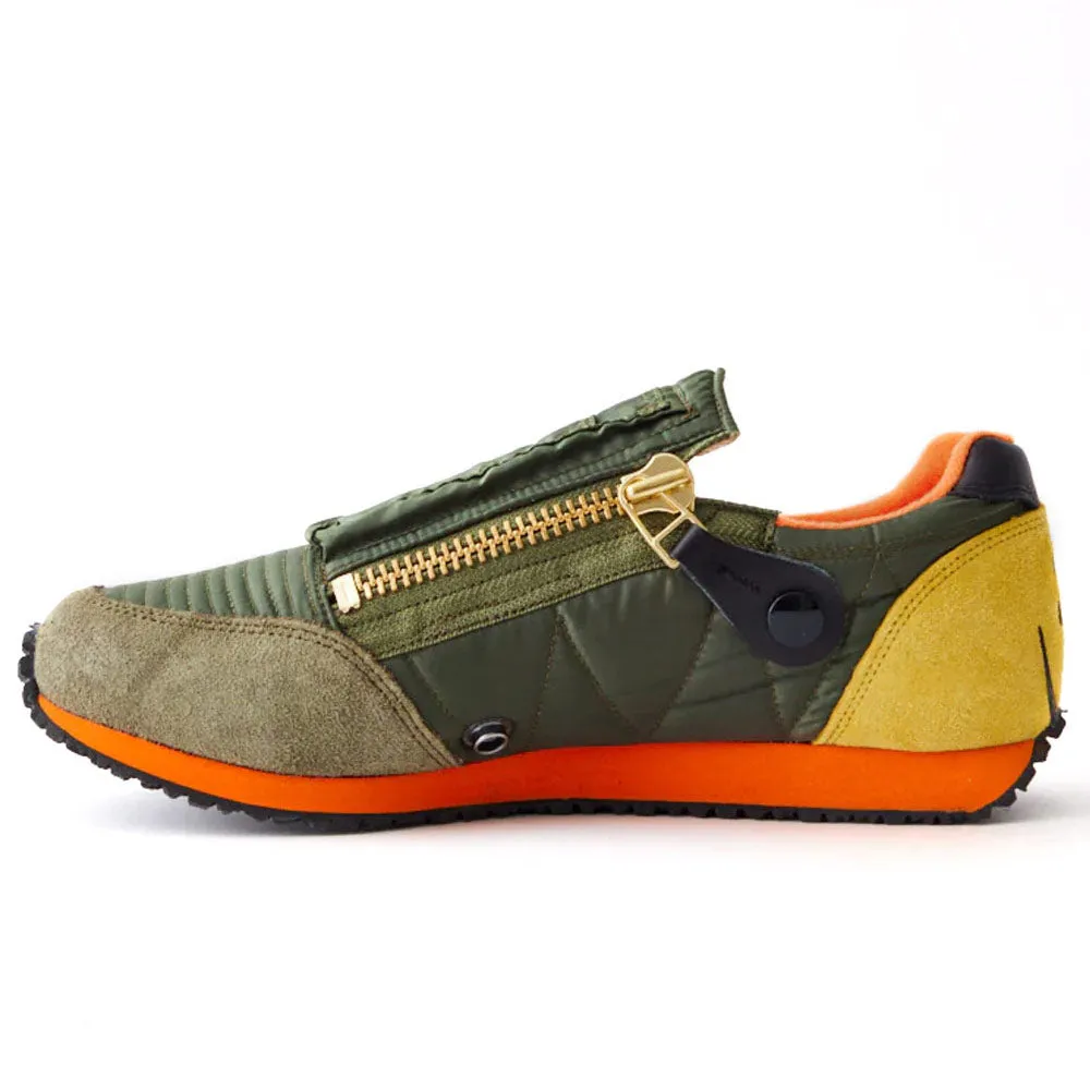 Kapital | MA-1 Sneaker (Rainbowy) 'Khaki' sold by Hatchet Outdoor Supply Co product image thumbnail 3