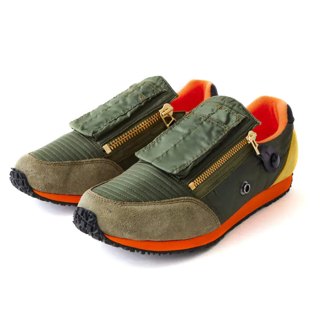 Kapital | MA-1 Sneaker (Rainbowy) 'Khaki' sold by Hatchet Outdoor Supply Co product image thumbnail 2