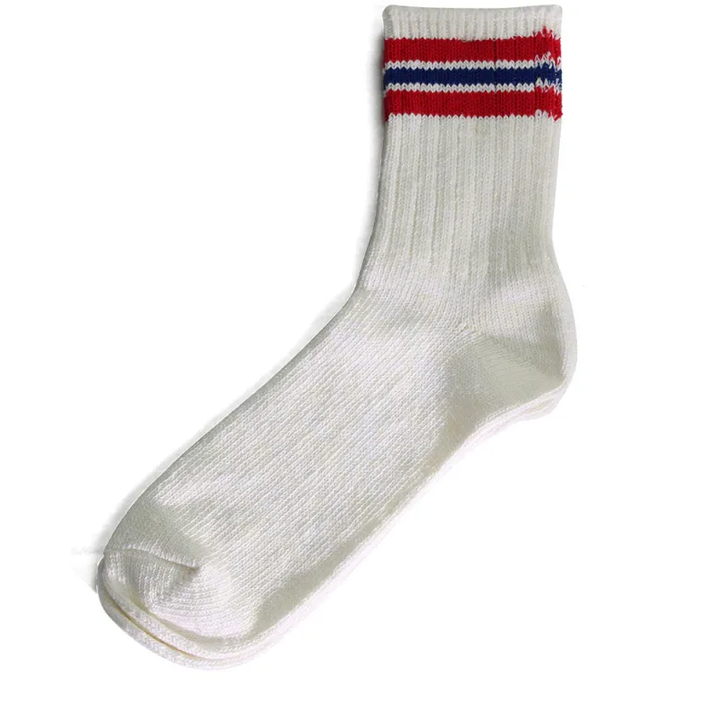 A Hope Hemp | HSX-100 Socks 'Natural / Red' sold by Hatchet Outdoor Supply Co