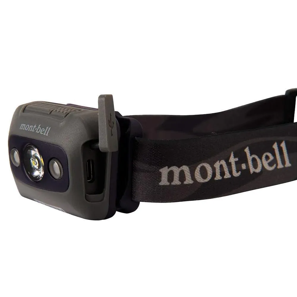 Montbell | Rechargeable Power Head Lamp 'Dark Gray' sold by Hatchet Outdoor Supply Co product image thumbnail 3
