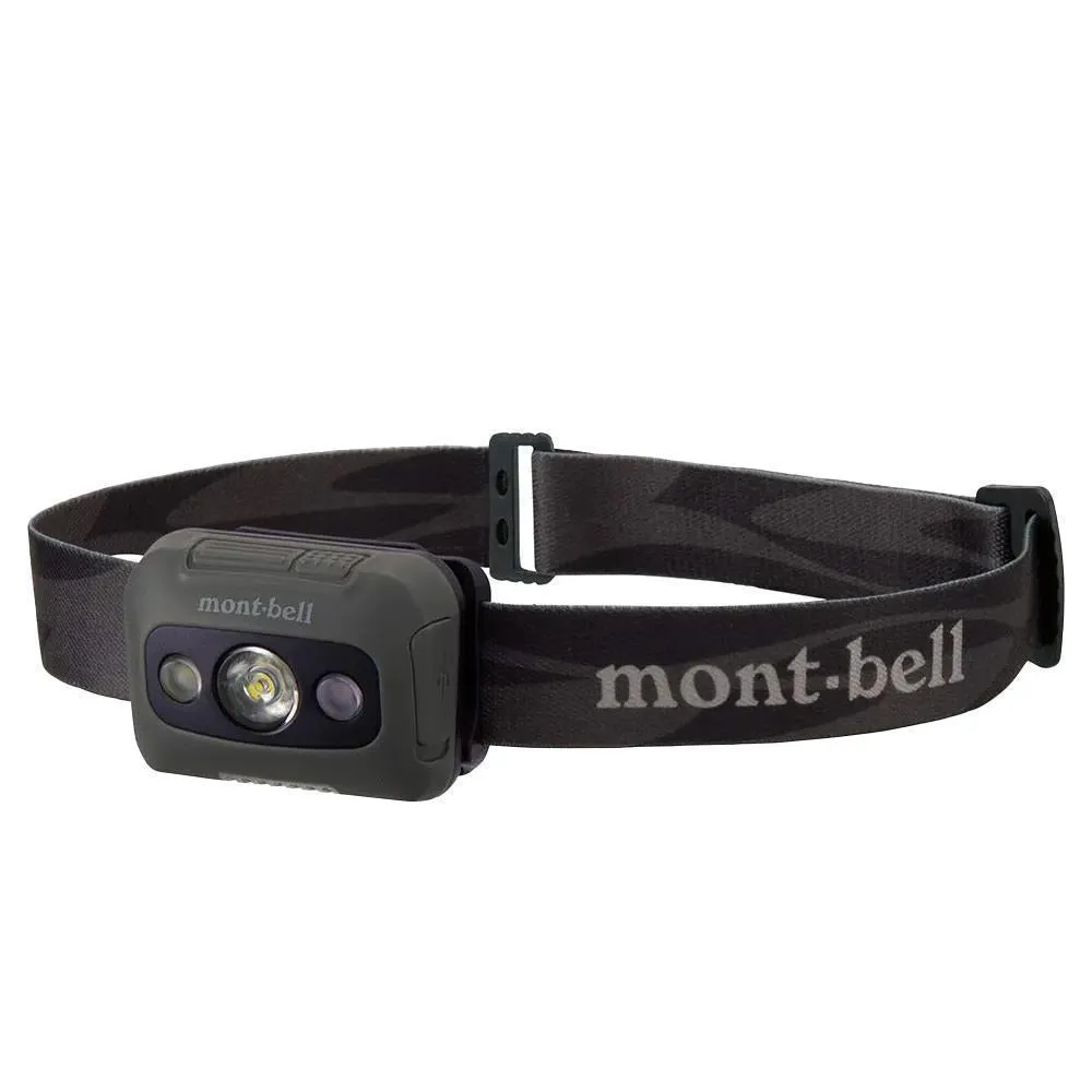 Montbell | Rechargeable Power Head Lamp 'Dark Gray' sold by Hatchet Outdoor Supply Co product image thumbnail 2