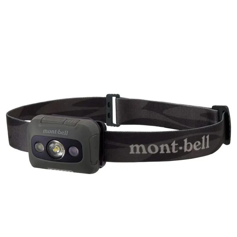 Montbell | Rechargeable Power Head Lamp 'Dark Gray' sold by Hatchet Outdoor Supply Co