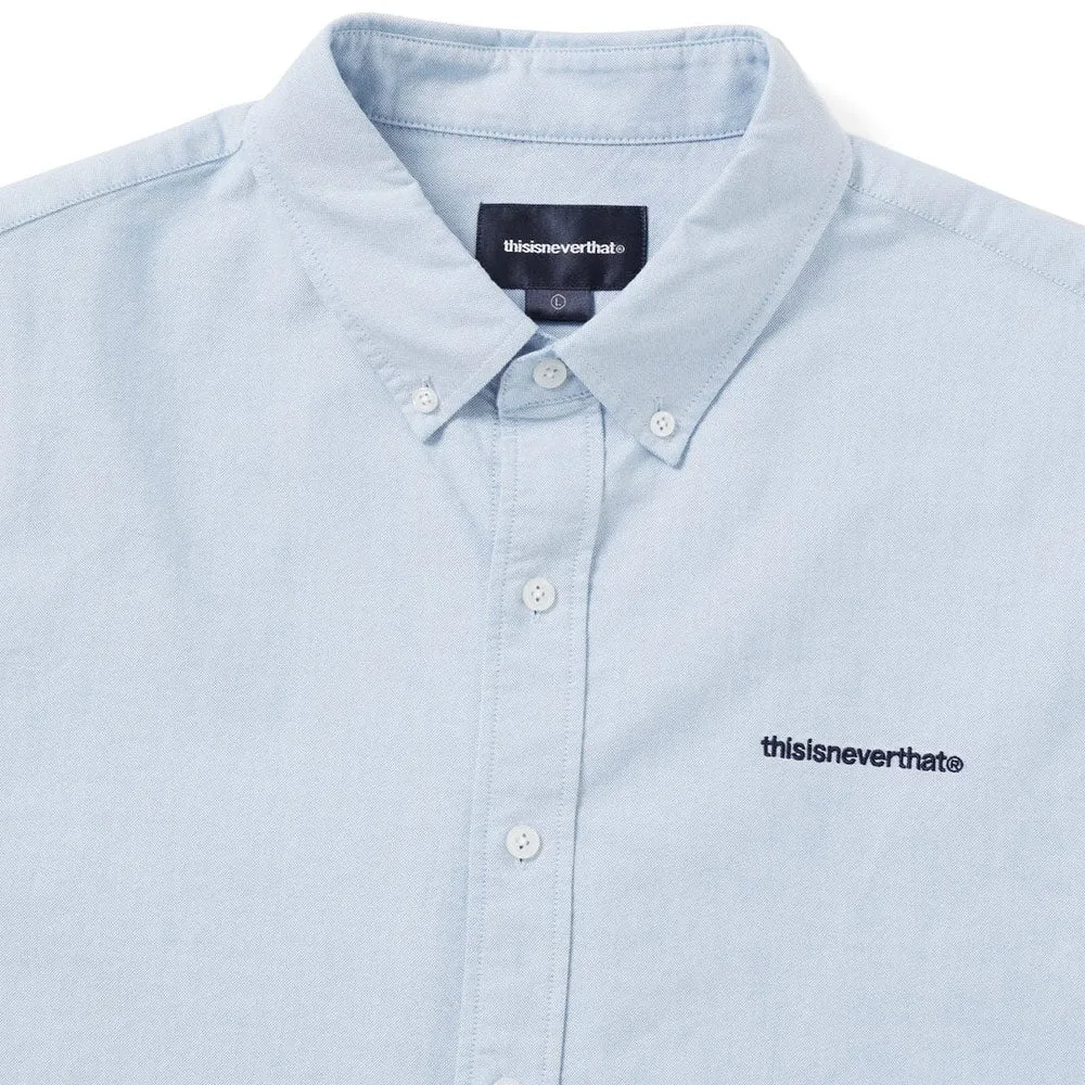thisisneverthat | T-Logo Oxford Shirt 'Blue' sold by Hatchet Outdoor Supply Co product image thumbnail 3