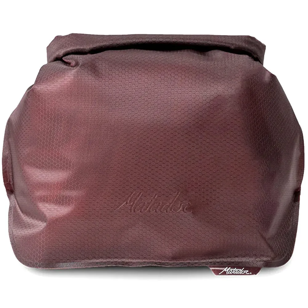 Matador | FlatPak Waterproof Toiletry Case 'Burgundy' sold by Hatchet Outdoor Supply Co