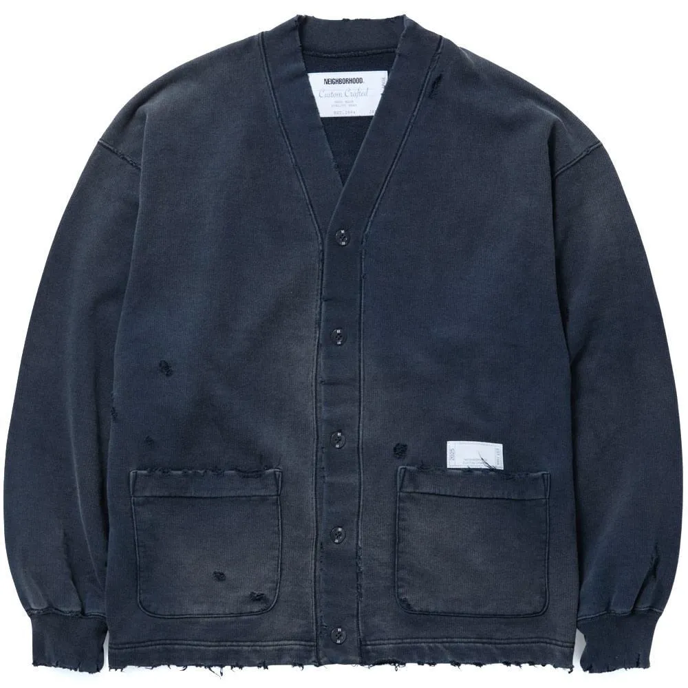 Neighborhood | Savage Sweat Cardigan LS 'Black' sold by Hatchet Outdoor Supply Co