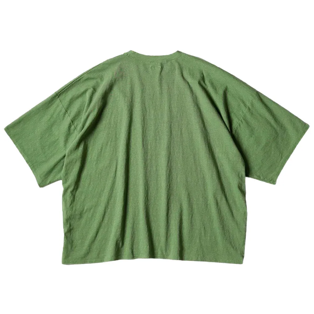Kapital | 18.5/- Jersey Huge-T-Shirts (Denim Repair) 'Green' sold by Hatchet Outdoor Supply Co product image thumbnail 2